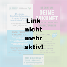 Elternabend: Die duale Berufsausbildung als Chance für eine berufliche Karriere