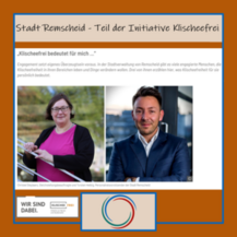 Klischeefrei bedeutet für mich...