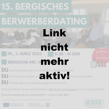 15. Bergisches Bewerberdating