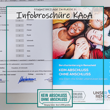Zeugnisbeilage: Infobroschüre KAoA
