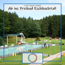 Ab ins Freibad Eschbachtal!