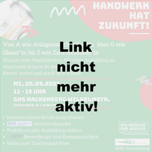 Handwerk hat Zukunft! am 20.09.2023