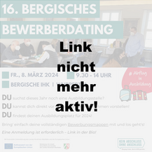 16. Bergisches Bewerberdating