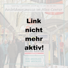 Ausbildungsmesse im Allee-Center am 01.12.2024