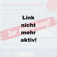 Abenteuer Ausbildung? Elterninformationsabend am 11.02.25 & 12.02.25