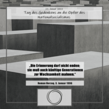 Tag des Gedenkens an die Opfer des Nationalsozialismus