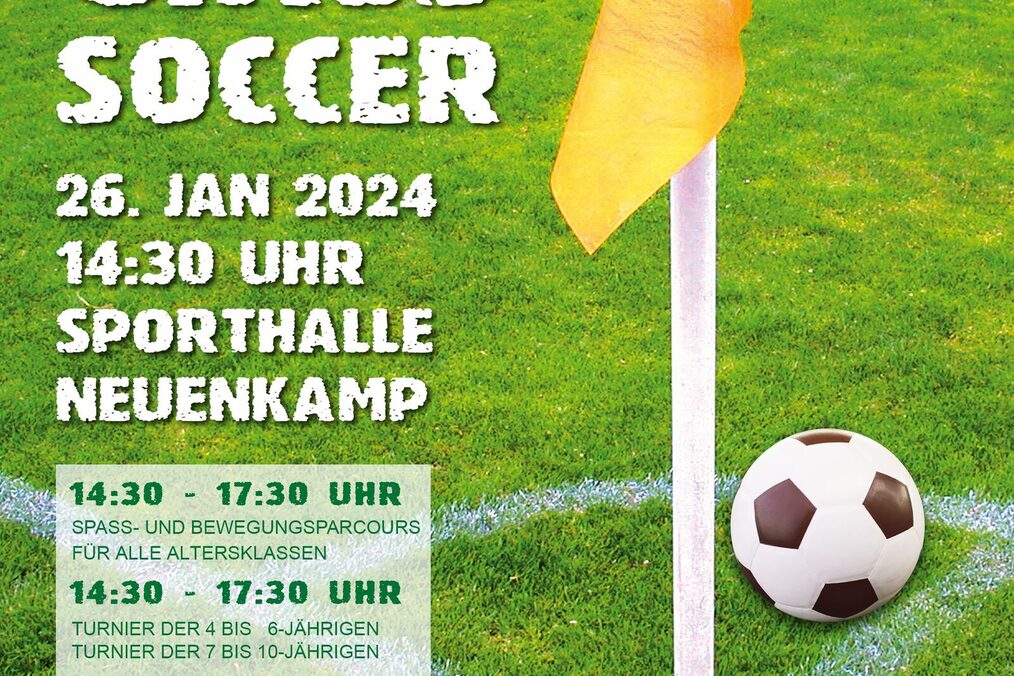 Plakat Girls Soccer Fußball-Turnier