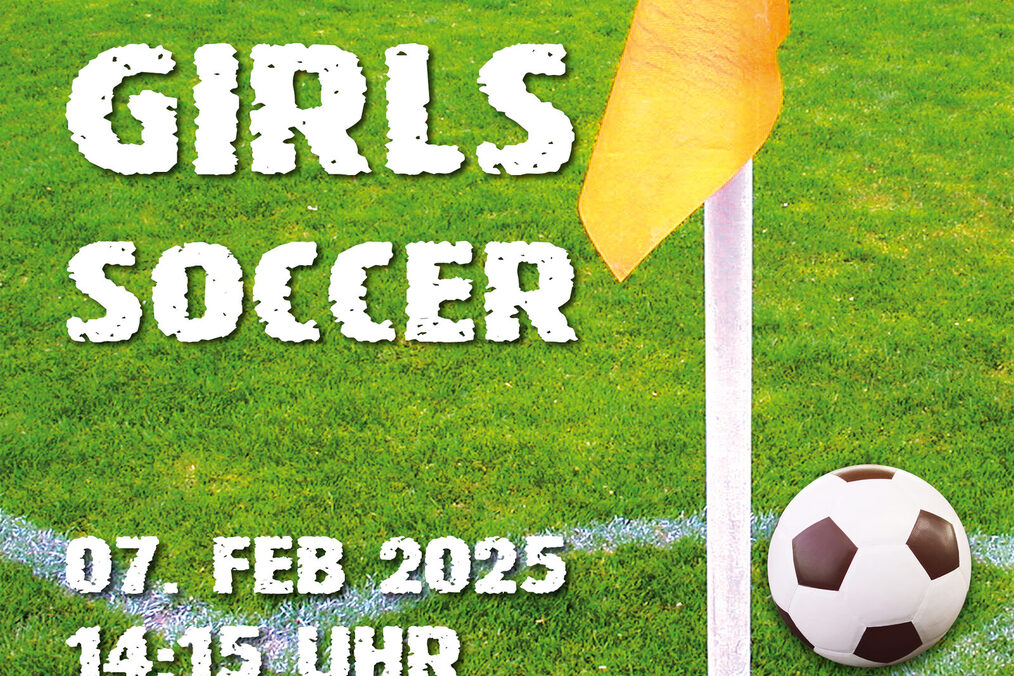 Plakat Girls Soccer Fußball-Turnier