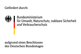 Gefördert durch das Bundesministerium für Umwelt, Naturschutz, nukleare Sicherheit und Verbraucherschutz