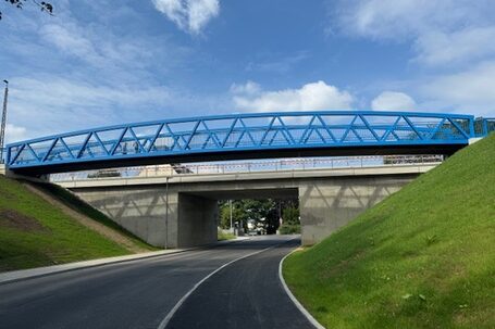 Neue Radwegebrücke Wülfingstraße